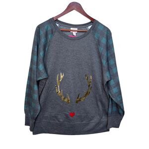 Isabel Maternity Reindeer Sweater Size M